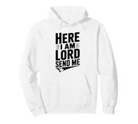 Me Voici, Seigneur, envoie-Moi la Foi chrétienne Sweat à Capuche