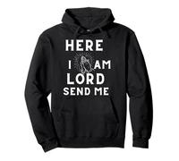 Me Voici, Seigneur, envoie-Moi Une Foi chrétienne inspirante Sweat à Capuche