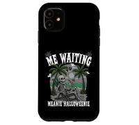 « ME Waiting MEANIE Halloweenie Wait for Halloween at Beach » Coque pour iPhone 11