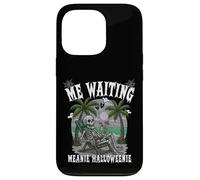 « ME Waiting MEANIE Halloweenie Wait for Halloween at Beach » Coque pour iPhone 13 Pro