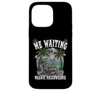 « ME Waiting MEANIE Halloweenie Wait for Halloween at Beach » Coque pour iPhone 14 Pro Max
