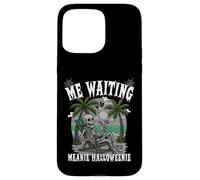 « ME Waiting MEANIE Halloweenie Wait for Halloween at Beach » Coque pour iPhone 15 Pro Max