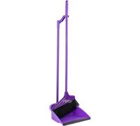 Me2171 Dustpan And Brush On Stand Random Colour,Iron + Pp,Purple/Green/Pink/Blue,24 X 25 X 81.5 Cm