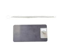 Me50 Grille magnétique à ondes courtes pour voiture 200 mm x 100 mm en acier inoxydable 1-55 MHz Gamme de fréquences pour antenne Ma-01 4 mm² Jumper Argenté pour améliorer la communication du véhicule