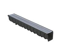 MEA 1m caniveau MEAFLUID Largeur 100 Grille passerelle galva A15