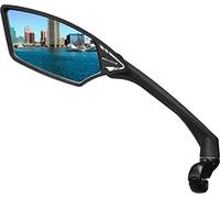 Meachow Rétroviseur de vélo Deluxe XL E-Bike réglable Noir