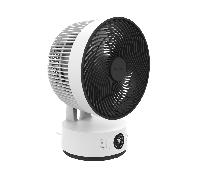 MEACO MeacoFan Sefte 10 , Ventilateur de Table, Circulation d'Air Silencieuse, Moteur Sans Balais, Oscillation Horizontale et Verticale, Télécommande Lumineuse, Blanc