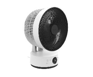 MEACO MeacoFan Sefte 10 , Ventilateur de Table, Circulation d'Air Silencieuse, Moteur Sans Balais, Oscillation Horizontale et Verticale, Télécommande Lumineuse, Blanc