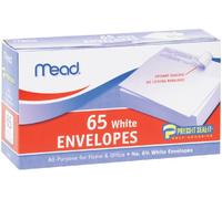 Mead Mead 75028 Lot de 65 enveloppes autocollantes 9 x 16 cm - Standard #6