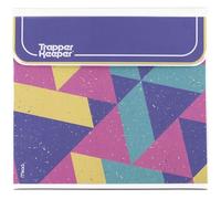 Mead Trapper Keeper Classeur au design rétro, tranche de 1 cm, avec dossiers et poches, pour feuilles de 21,6 x 28 cm, Bloc colorés (260038FN-ECM)