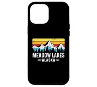 Meadow Lakes Alaska Mountain Vintage Meadow Lakes AK Coque pour iPhone 12 Pro Max