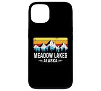 Meadow Lakes Alaska Mountain Vintage Meadow Lakes AK Coque pour iPhone 13
