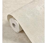 MEAIHOME American Country Papier peint non tissé 3D rétro Pastoral Flower Tree Version AB avec chambre à coucher, salon, chambre d'enfant, fond mural TV 1.73 'Wx32.8' L Non Encollé (Gris clair)