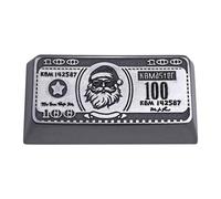 MEAKTSMI 2 0U Alliage Touche Hauteur d'origine Métal Résistant aux rayures Bouton arrière Capuchon de touche pour Clavier mécanique Commutateur