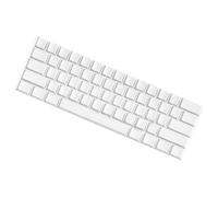 MEAKTSMI 61 touches blanches Keycaps Hauteur d'origine Non gravé Pour différents claviers mécaniques Pour les amateurs de clavier minimalistes