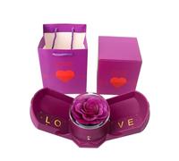 MEAKTSMI Belles fleurs Forever - Magnifiques colliers décorés de fleurs - Ensemble de supports de tiroir pour la surprise de la fête des mères