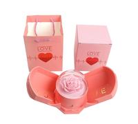 MEAKTSMI Belles fleurs Forever - Magnifiques colliers décorés de fleurs - Ensemble de supports de tiroir pour la surprise de la fête des mères