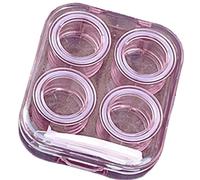 MEAKTSMI Boîte de rangement pratique pour lentilles de contact multi-usage avec pinces et bâton d'aspiration - Parfait pour la maison, le bureau, les voyages, a