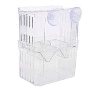 MEAKTSMI Élevage pour aquarium - Petite boîte d'isolation - Pour poissons tropicaux - Double couche transparente