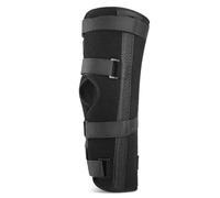 MEAKTSMI Immobilisateur de genou - Repose-jambe complet - Attelle droite en alliage d'aluminium pour les blessures au genou ou la récupération après une opération
