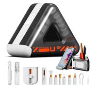 MEAKTSMI Kit d'outils de nettoyage d'ordinateur 24 pièces dans une boîte brosses de nettoyage pour clavier d'ordinateur portable et support de téléphone pour l'électronique