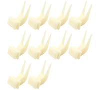 MEAKTSMI Lot de 10 fourchettes à nourriture pour oiseaux, friandises, mangeoires, perroquets, porte-fruits, recherche de nourriture