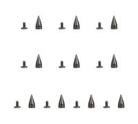 MEAKTSMI Lot de 10 pics de décoration pour vêtements - Pour l'artisanat du cuir et la couture