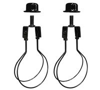 MEAKTSMI Lot de 2 adaptateurs à clip pour abat-jour, adaptateur d'ampoule, clip à ressort, fixation d'abat-jour