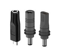 MEAKTSMI Lot de 3 adaptateurs de câble d'alimentation de type C à 5 5 x 2 1 mm pour petites antennes PD20 V 100 W USB C haute efficacité