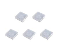 MEAKTSMI Lot de 5 boîtes de gestion de câbles rétractables pour une organisation ordonnée - Organisateurs de câbles rotatifs - Support de téléphone
