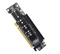 MEAKTSMI PCIE4.0 Lane Spling Expansion Carte adaptateur 8+4+4 pour ordinateurs avancés