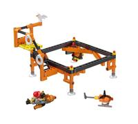 MEAKTSMI Structure de plate-forme de forage pour petit ordinateur de bureau Support facile et démontage
