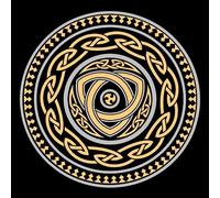 MEAKTSMI Tarot Nappe Runes Divination Nappe Astrologie Oracle Tapis de jeu de société Forme carrée Autel pendulaire Nappe