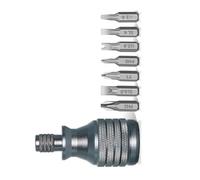 MEAKTSMI Tournevis Aluminium Tournevis 1/4" Tournevis Magnétique Foret Acier Embout Décoration Outil de Réparation Artisanat
