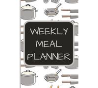 Meal Planner Notebook: 52 weeks | grocery shopping list | recipe pages