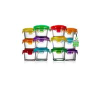 Meal Prep Boîtes en verre - 12 pièces - 130 ml - Couvercle hermétique - Compatible micro-ondes