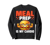 Meal Prep est ma travailleuse de Cardio Food Service Lunch Lady Sweatshirt
