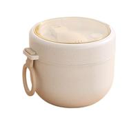 Meal Storage Thermal Pail - Vacuum Sealed Warmth Keeper, Ergonomic Carry Handle Set, Compact Outdoor Dining Tool | Long Drive Refreshment Unit, Reliable Nutrition Flask For Adventure Camping Trip