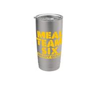 Meal Team Six Sceaux à sauce Gobelet isotherme en acier inoxydable double paroi