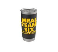 Meal Team Six Sceaux à sauce Gobelet isotherme en acier inoxydable double paroi