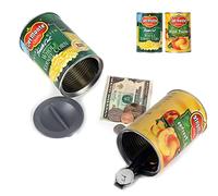 Mealivos Lot de 2 coffres-forts pour boîtes de maïs et fausses boîtes de pêche Jaune et vert