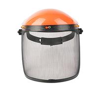 Mealoodiousmusea Casque de sécurité pour tronçonneuse forestière et débroussailleuse Orange