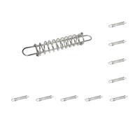 Mealoodiousmusea Lot de 10 ressorts d'amarrage en acier inoxydable pour bateau