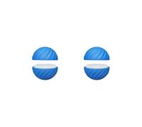 Mealoodiousmusea Lot de 2 balles de jeu drôles avec balle auto-mobile intelligente révolutionnaire pour animaux actifs TPR Smart avec 2 modes Bleu durable Coque de rechange