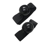 Mealoodiousmusea Lot de 2 forets de volleyball pour débutants avec boutons en bois