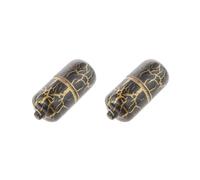 Mealoodiousmusea Lot de 2 pilules japonaises traditionnelles en bois Kendama Bilboquet Noir et doré