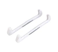 Mealoodiousmusea Lot de 2 protections de lames de patins à glace pour accessoires pour garçons et filles, blanc, 31 x 4 x 5 cm