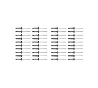 Mealoodiousmusea Lot de 20 rivets tri-grip en aluminium pour kayak, canoë, bateau