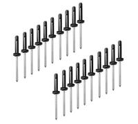 Mealoodiousmusea Lot de 20 rivets tri-grip en aluminium pour kayak, canoë, bateau