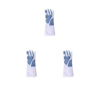 Mealoodiousmusea Lot de 3 gants d'escrime, protection des mains, équipement de protection professionnel pour la pratique du bout droit, taille XL